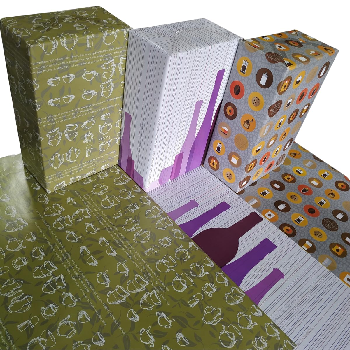 eVincE Wrapping Paper - Pack of 30 Large Gift Packing Paper with 28" x 20" - Multi Occasion Gift Paper for Diwali, Birthday, Wedding, Party Decor - Premium Recyclable Gift Wrapper with Fun Facts