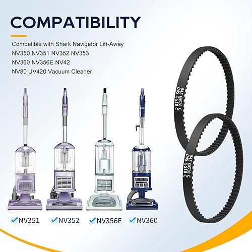 Miniatura 9 de Piezas de repuesto para navegador Shark Navigator Lift-Away vertical para aspiradora NV350 NV360 NV351 NV352 NV356 NV356E NV357 NV42 NV22 UV440