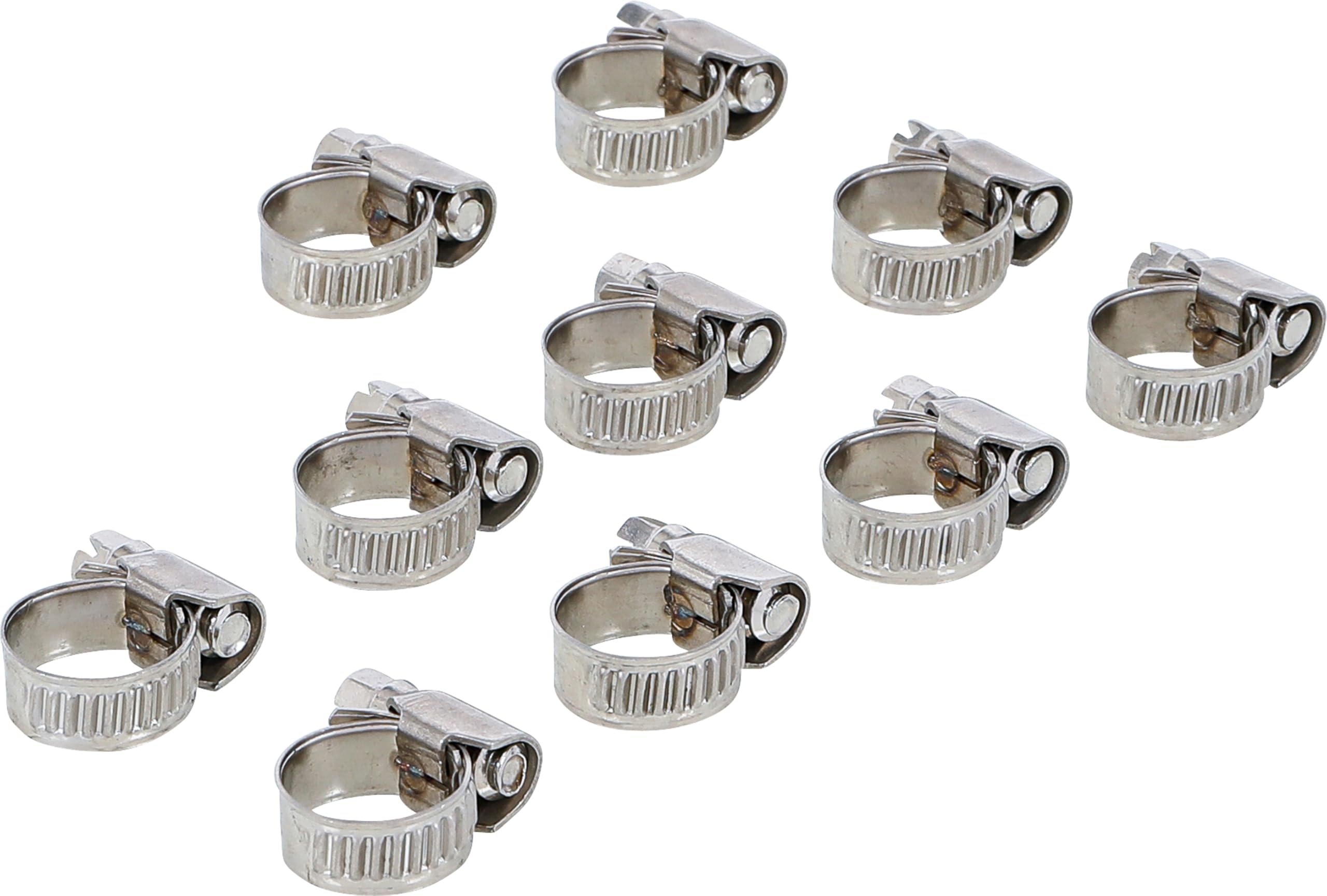 Fascette Stringitubo BGS In Acciaio Inox - 40x60 Mm, Confezione Da 10 Pezzi - Foto 2