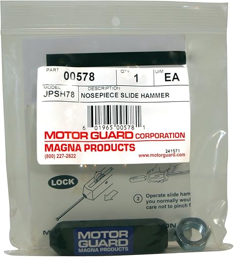 Motor Guard - Nariz para martillo deslizante (JPSH78), talla única