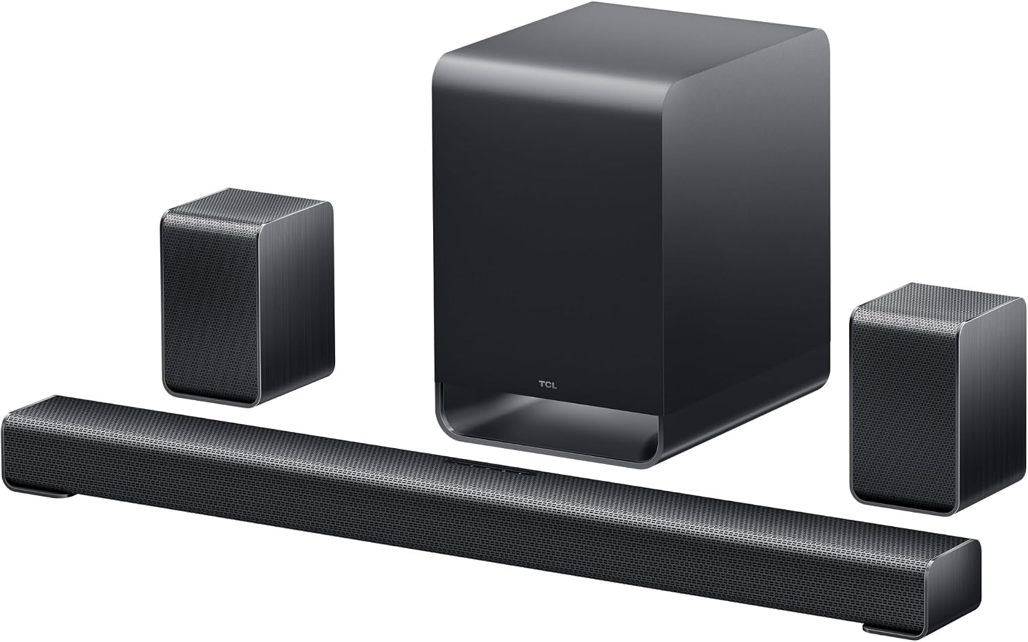 S65K S Series 5.1 Channel Soundbar System with Dolby Atmos, DTS:X, Wireless Subwoofer, Wireless Surround Speakers, Bluetooth Music Streaming, and AI Sonic Auto Room Calibration
