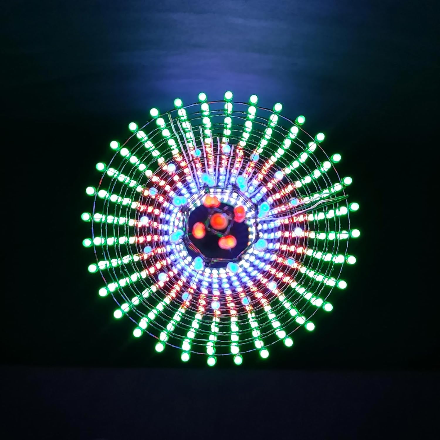 Back of the product packaging showing manufacturer details, email for technical support, and EU/UK representative information, including a warning symbol for not suitable for children under 14.