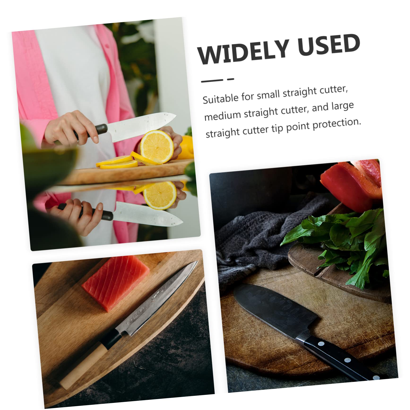 Cabilock 50Pcs Knife Tip Guards Flexible Blade Protectors for Chef Knives Covers to Prevent Injury and Accidental Stabs Essential Kitchen Accessories for Knife Storage