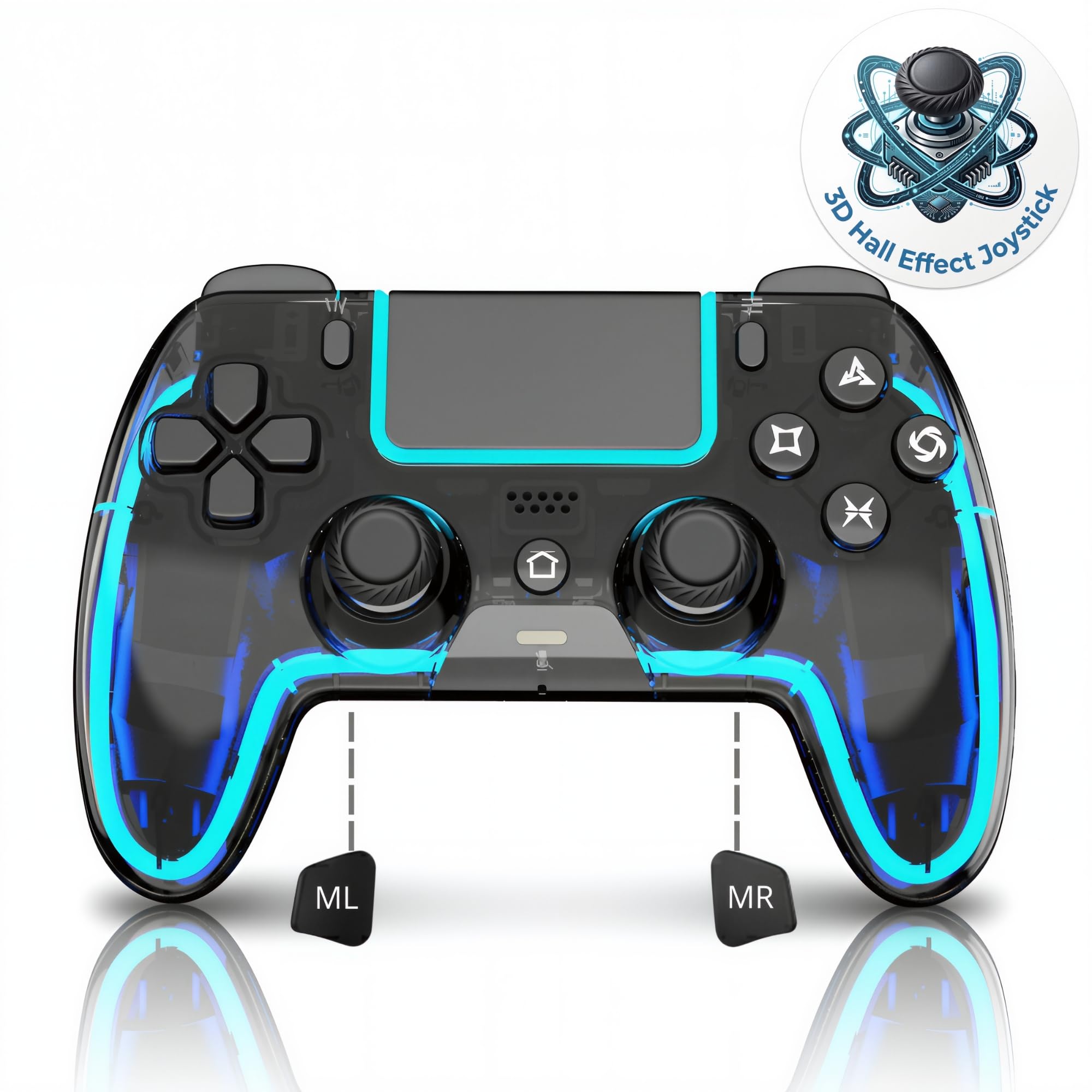 Amazon.com: VioraTech Wireless Controller for PS5 with Hall Effect
