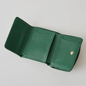 Amazon | [ハシバミ] 三つ折り財布 天然石 ミニウォレット