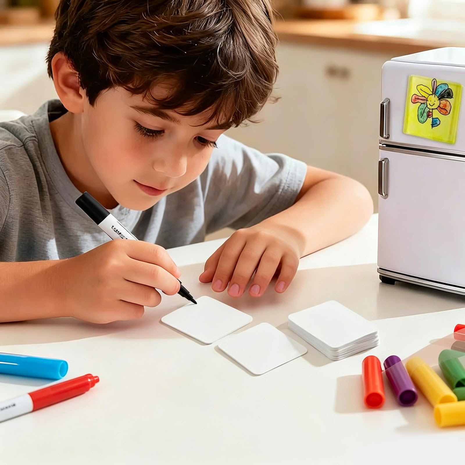 40 szt., przezroczyste magnesy akrylowe, DIY, przezroczyste magnesy na lodówkę, do domu, kuchni, klasy i biura