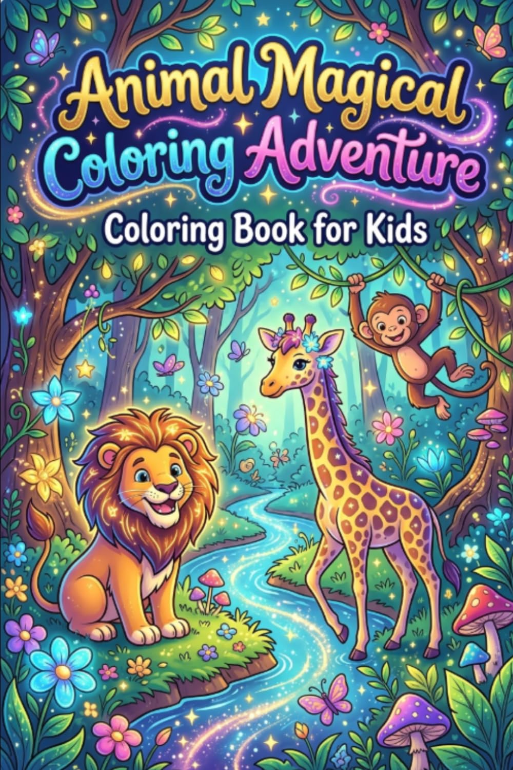Animal Magical Coloring Adventure: Coloring Book for Kids (Kid coloring books Series)