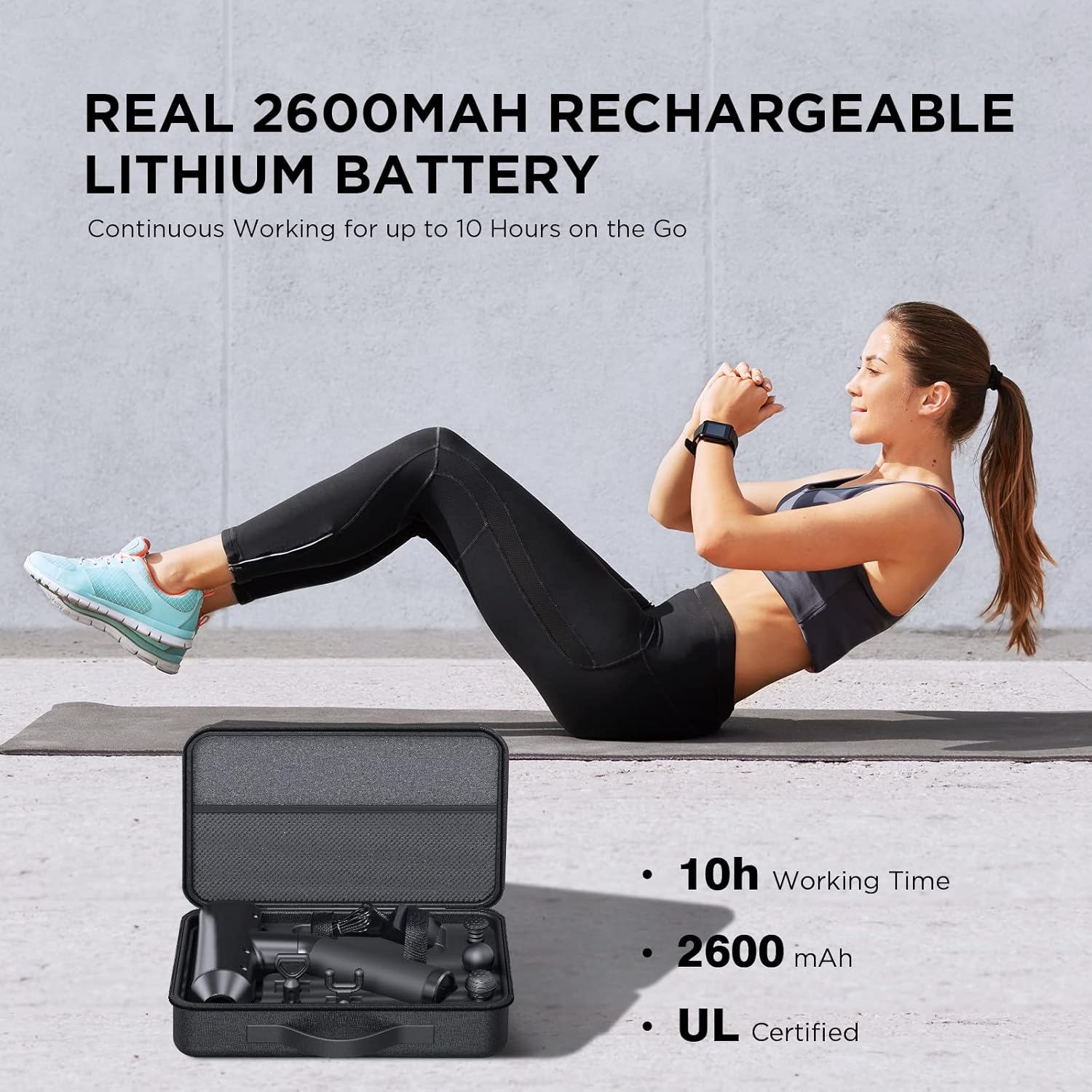 DUNWRO Muscle Massage Gun for Athelets - Percussion Massage Gun Deep Tissue - 30 Speeds Quiet Handheld Massager for Neck Back Shoulder Muscles Pain Relief with LCD Touch Screen(Black) : Health & Household
