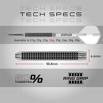 RED DRAGON Darts | Pegasus Original or Switch Point | Tungsten Darts Set