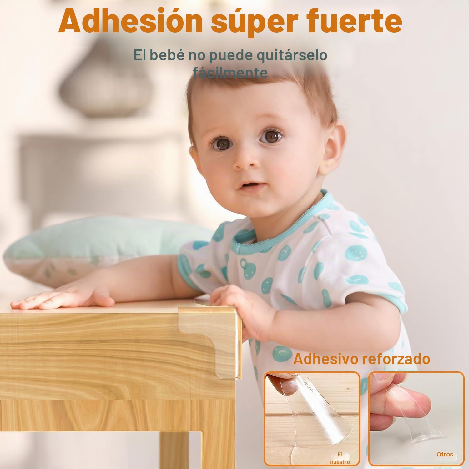 Protector Esquinas Bebe, 12pcs Esquineras Protectoras Bebe,Protector Esquinas Muebles Protege Esquinas Cubre Esquinas Bebe Esquineros Protectores Bebe con Adherencia Superfuerte