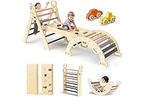 Folding Montessori baoniu Climber Set for Toddlers