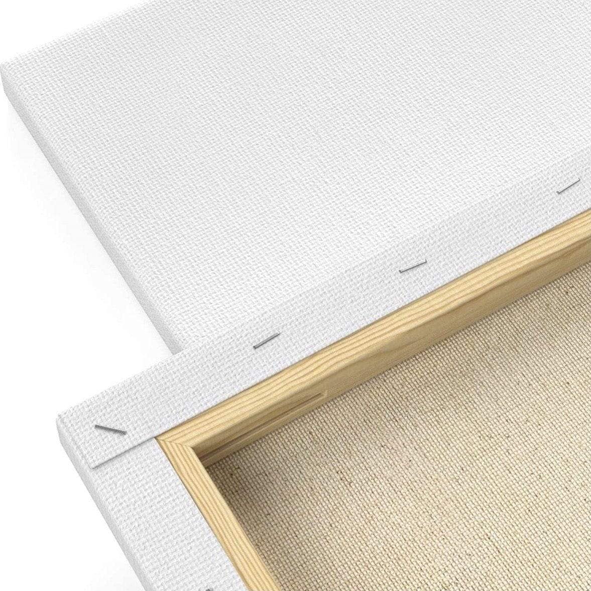 Kingart 802-8 - Lienzo estirado (27,9 x 35,6 cm, 8 unidades), color blanco