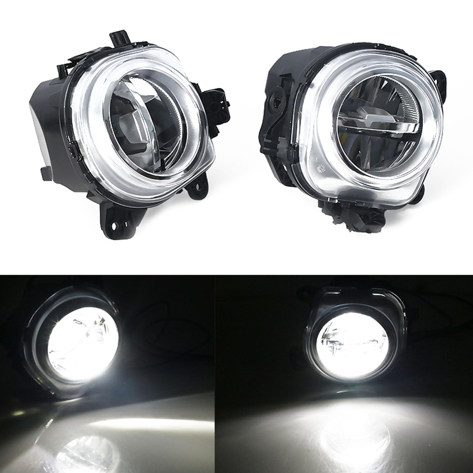 Amazon.com: WOZIES foglight 1Pair Front Bumper Fog Lamp DRL