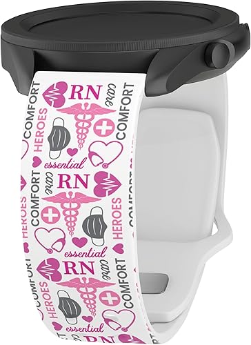 Vista 30 de Affinity Bands Nursing HD Watch Band Compatible with Samsung Galaxy Watch & More