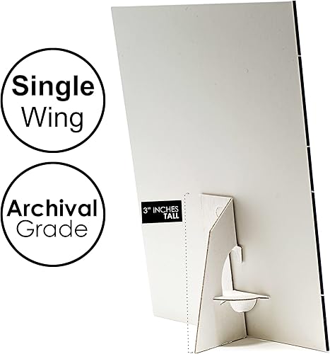 Miniatura 7 de Golden State Art, Caballete de cartón autoadhesivo, calidad de archivo, sin ácidos, ala individual de 3 pulgadas, carteles de exhibición y obras de