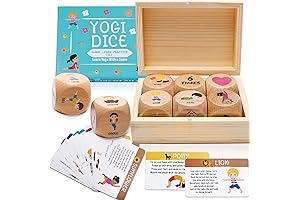 Kids Yoga Dice Game with Yoga Cards - Perfect for Exercise, Playful...