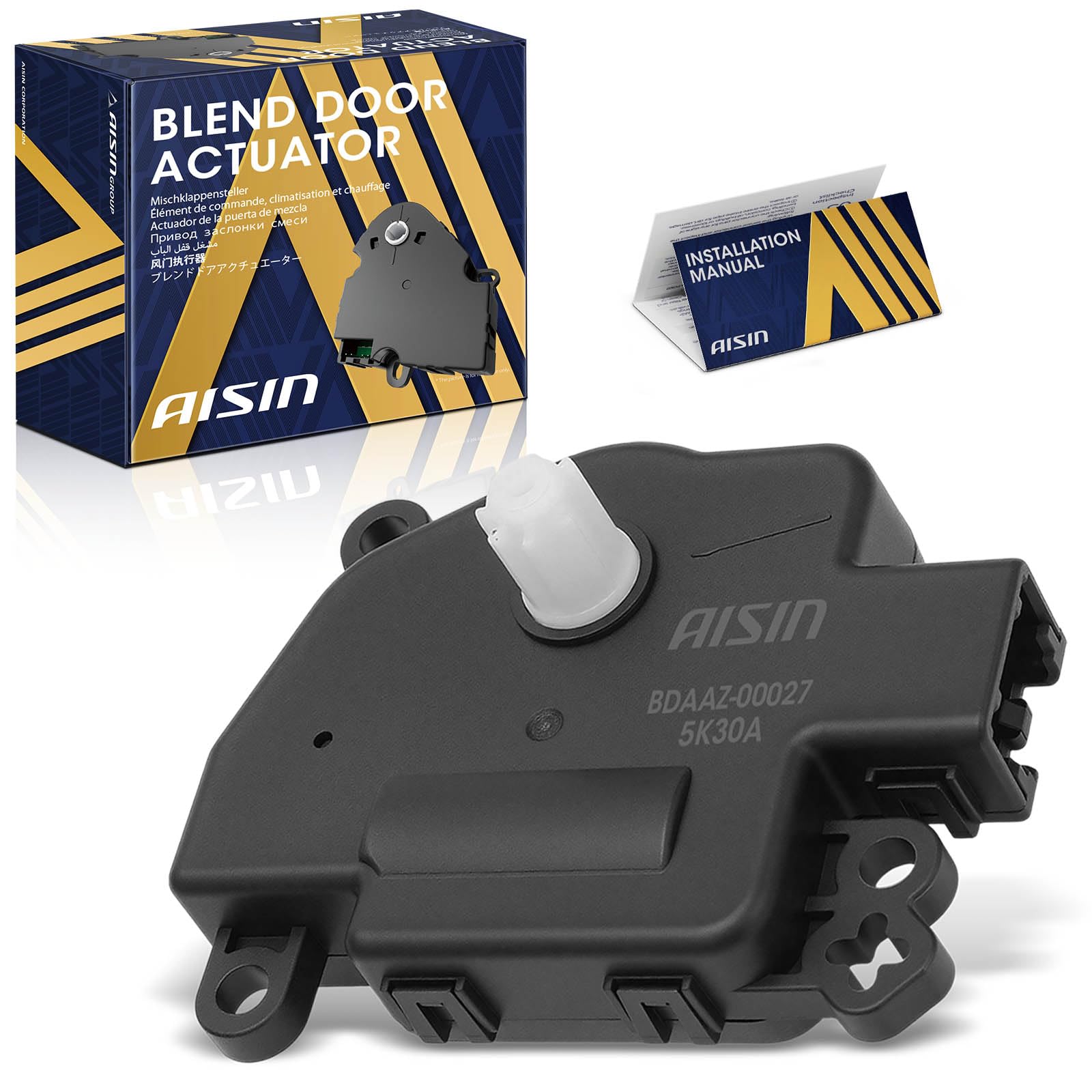 AISIN AFTERMARKET BDAAZ-00027 Main HVAC Blend Door Actuator