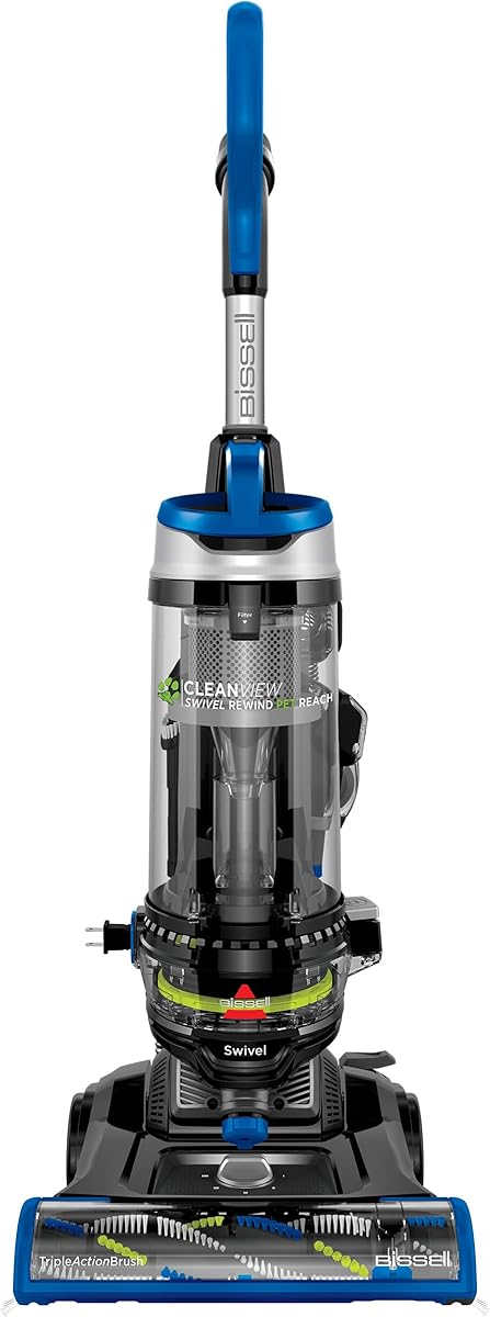 Amazon.com - BISSELL CleanView Swivel Rewind Pet Reach Vacuum Cleaner, with Quick Release Wand, Swivel Steering and Automatic Cord Rewind, 3197A (Color May Vary)