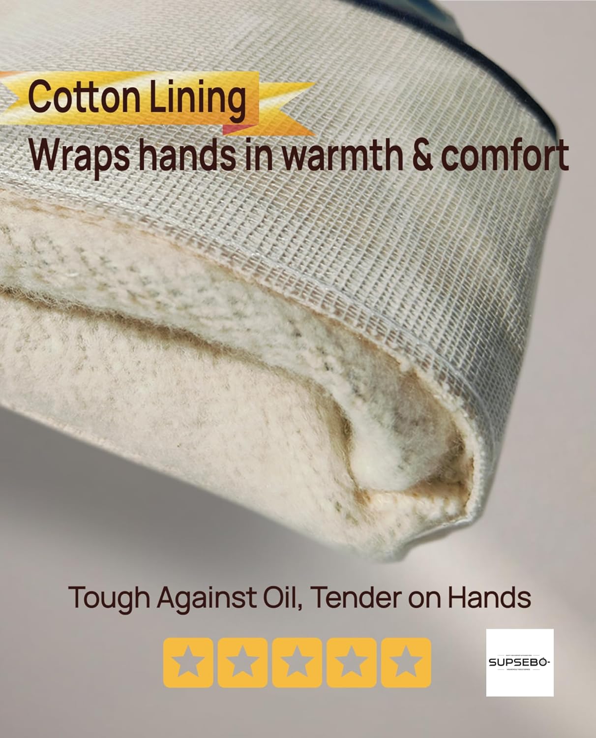 12 Pairs Nitrile Coated Safety Work Gloves, Fuel Gloves for Oil Hauler Blue Chemical & Water Resistant Gloves - Image 4