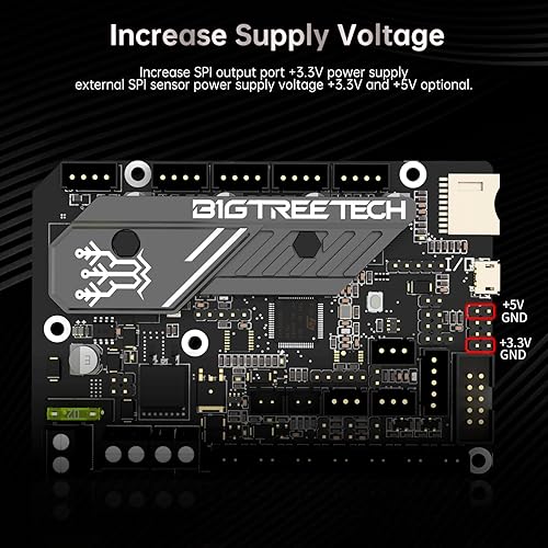 Miniatura 18 de BIGTREETECH SKR Mini E3 V3.0 Placa de control con TMC2209 UART actualización 32Bit 3D impresora placa silenciosa para Ender 3, Ender3 Pro, Ender-3