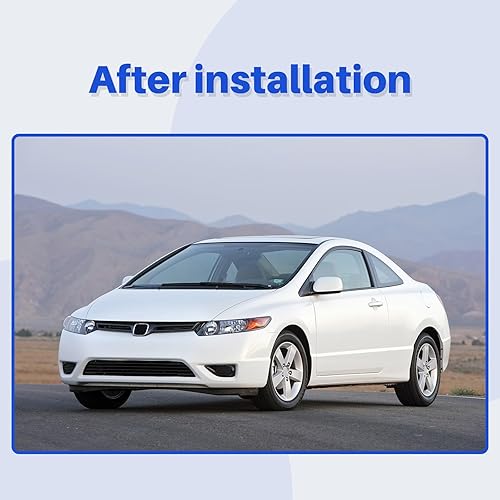 Miniatura 4 de CarPartsDepot Cubierta central de protección contra salpicaduras de motor delantero inferior compatible con Honda Civic 2006-2011 de 4 puertas Sedan