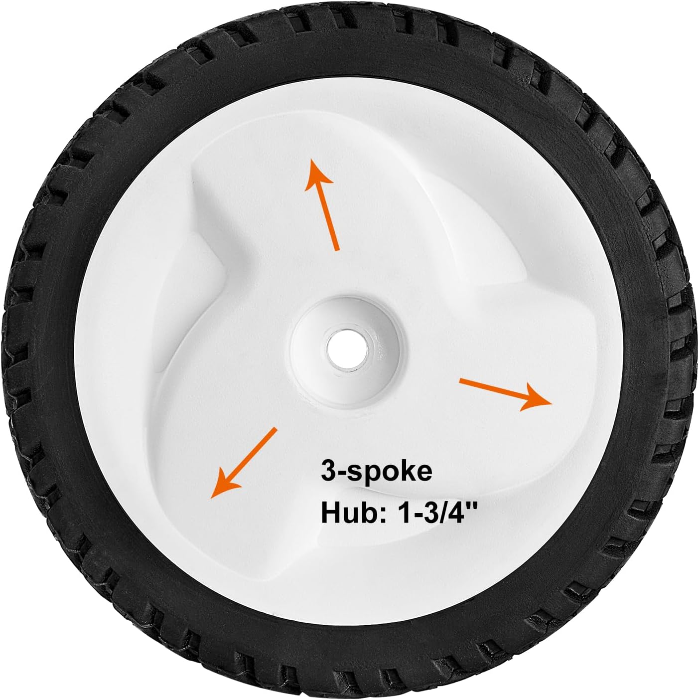 105-1814 Front Wheels for Toro Mower - 8" Drive Wheel Assembly for Toro 22" Recycler Self-Propelled Personal Pace Walk-Behind Lawn Mower 20005 20017, 2 Pack