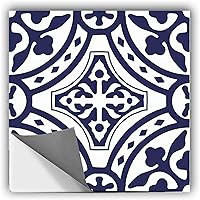 Vista 6 de Bleucoin Loures - Calcomanías de vinilo para azulejos de despegar y pegar, autoadhesivas para cocina y baño, resistentes al agua y extraíbles