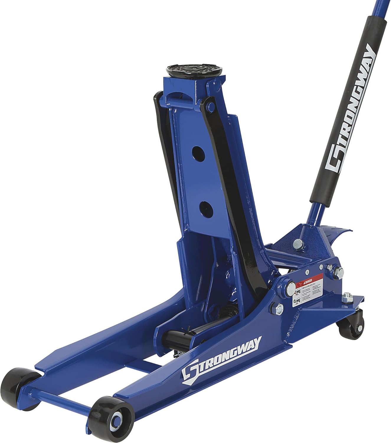 Strongway Long-Reach, Low-Profile Professional Service Floor Jack — 3-Ton Capacity