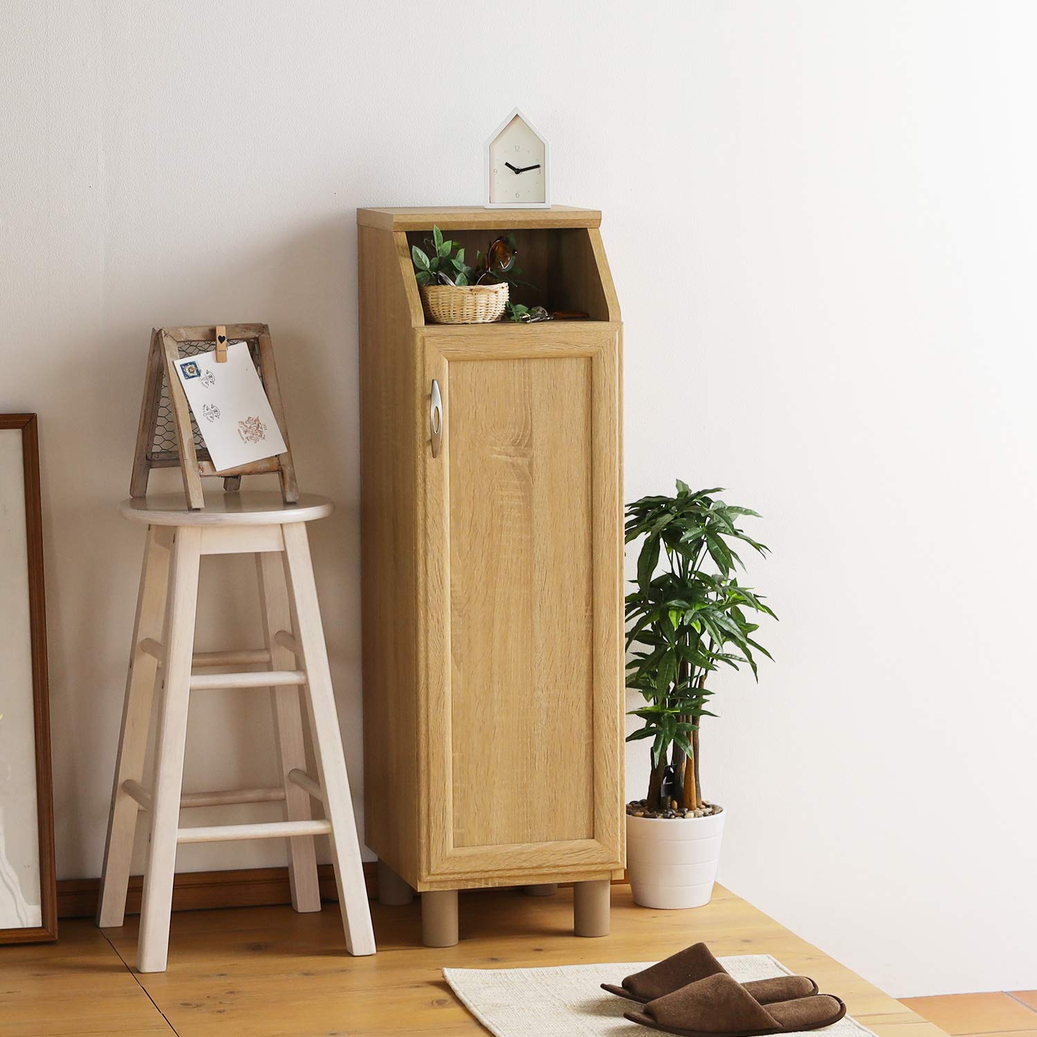 シューズラック ホノボーラ HNB-1080SD【ナチュラル】組立式 Amazon