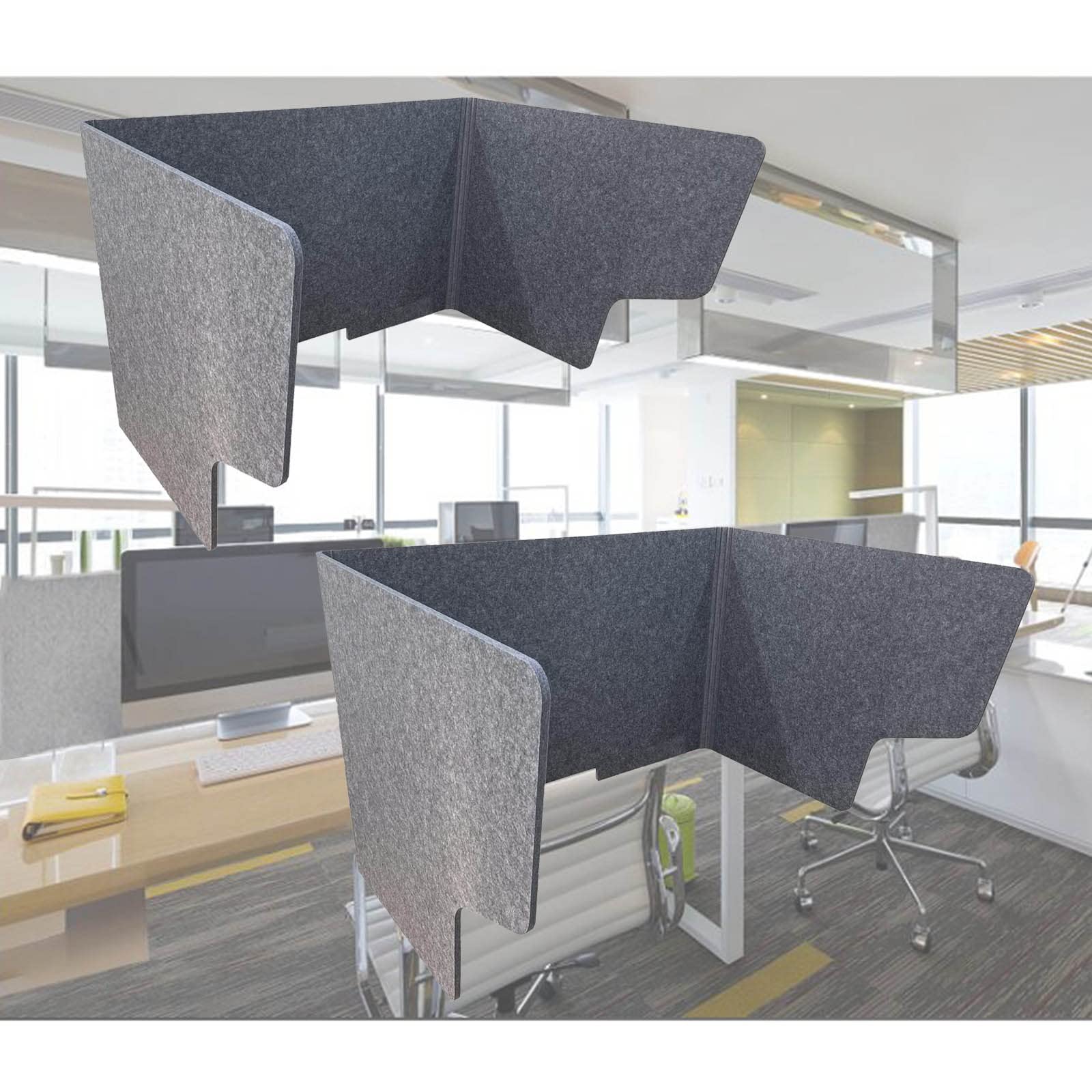 LWJSOCP Stand Up Desk Dividers Desk Panel, Acoustic Partition, Office Divider Partition Reduces Noise And Visual Distractions, Folding Portable, Desktop Privacy Pane For Student Desks