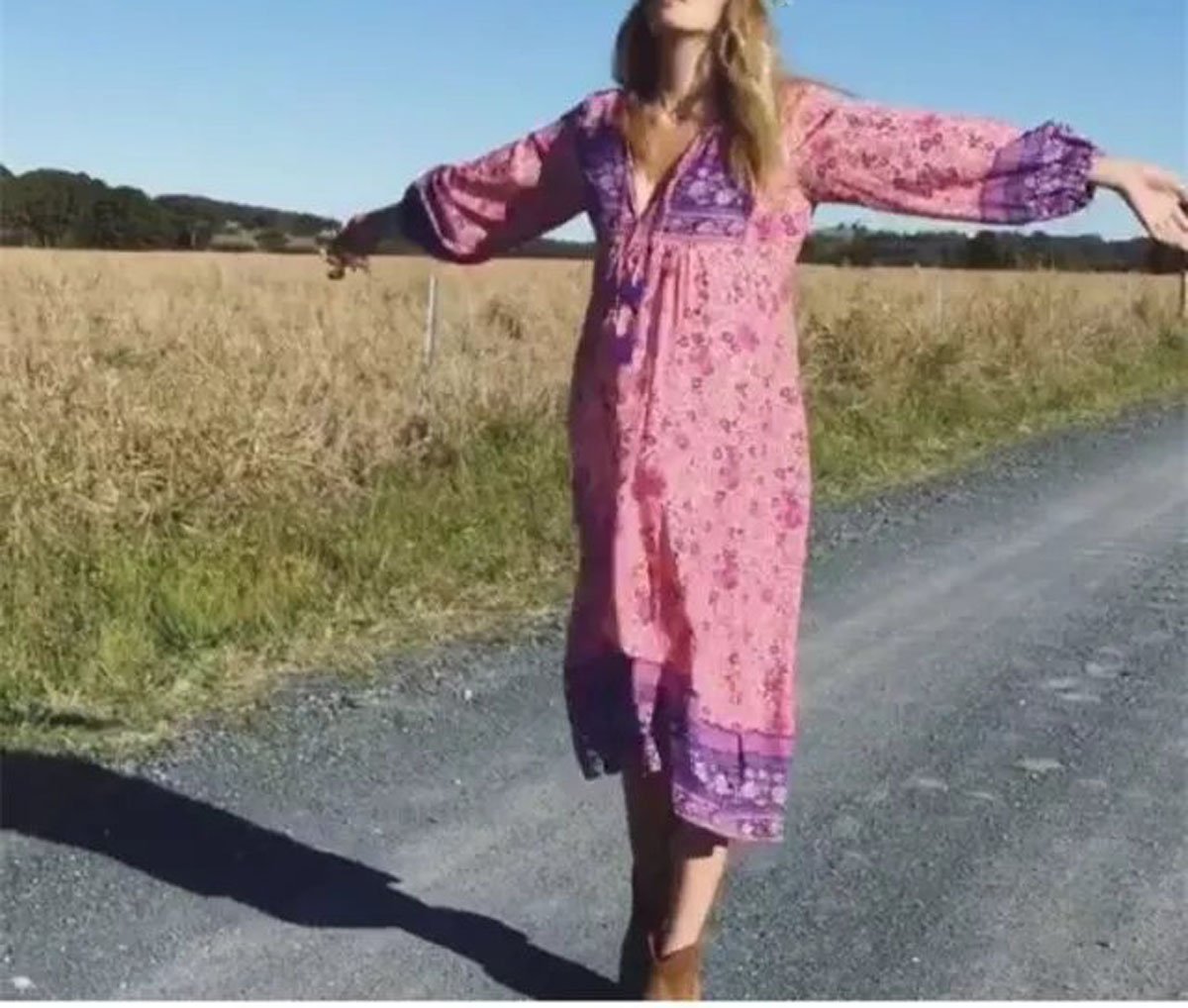 r vivimos maxi dress