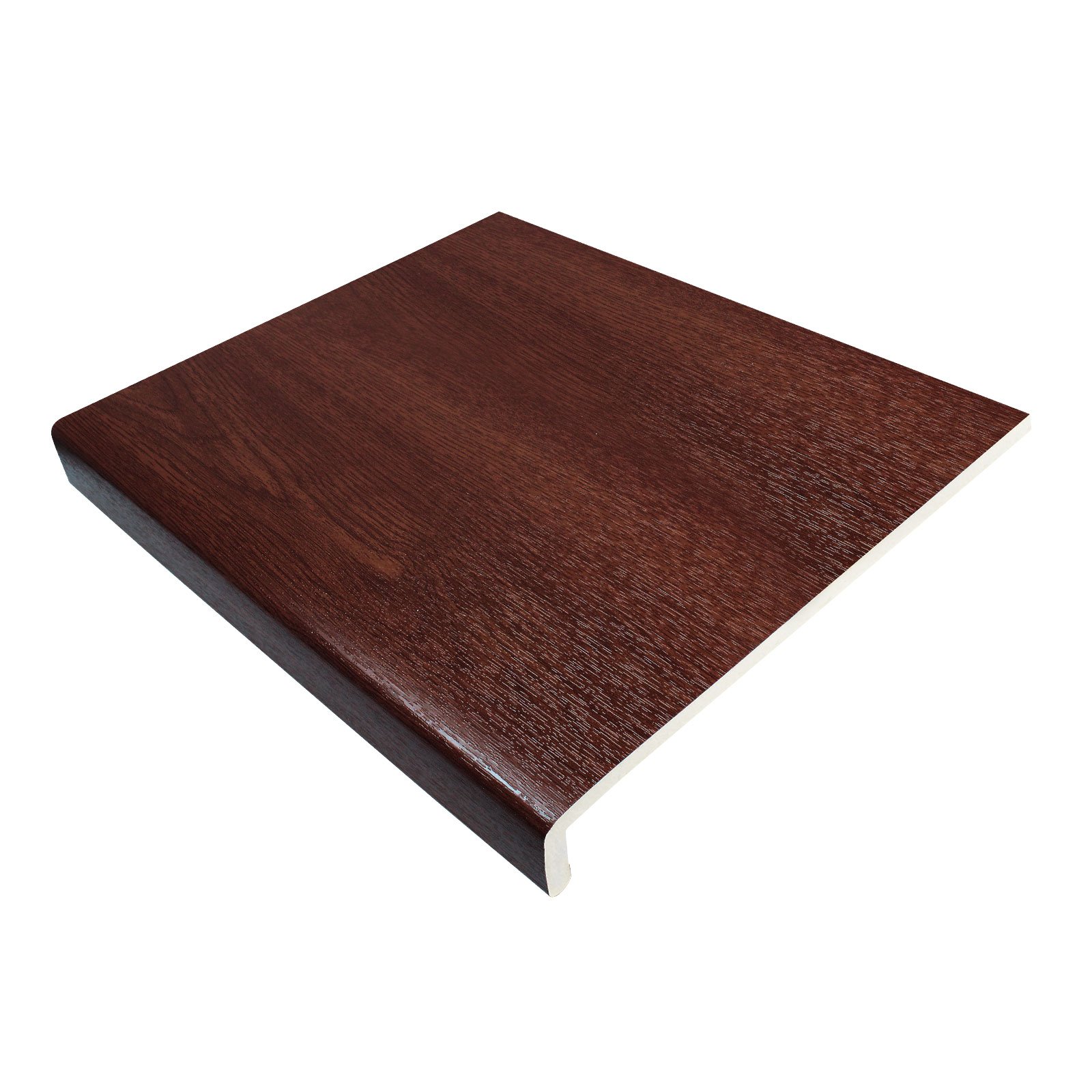 250mm Rosewood UPVC Window Board/Cill Cover 1.25m Long 9mm Thick Plastic Window Sill Capping