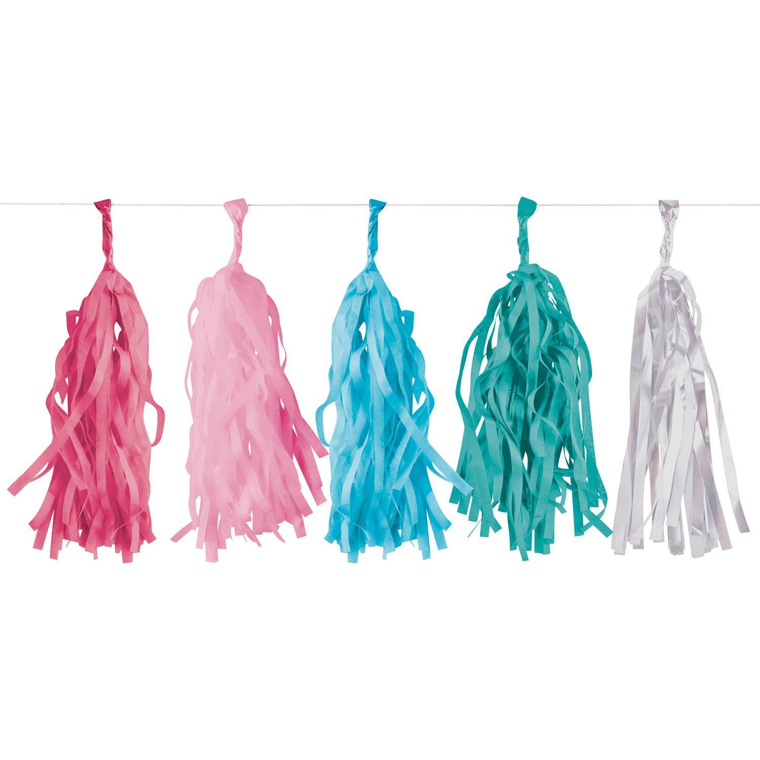 amscan 9903336 Paradise Fringe Garland Flamingo Paradise, Multi-Colour