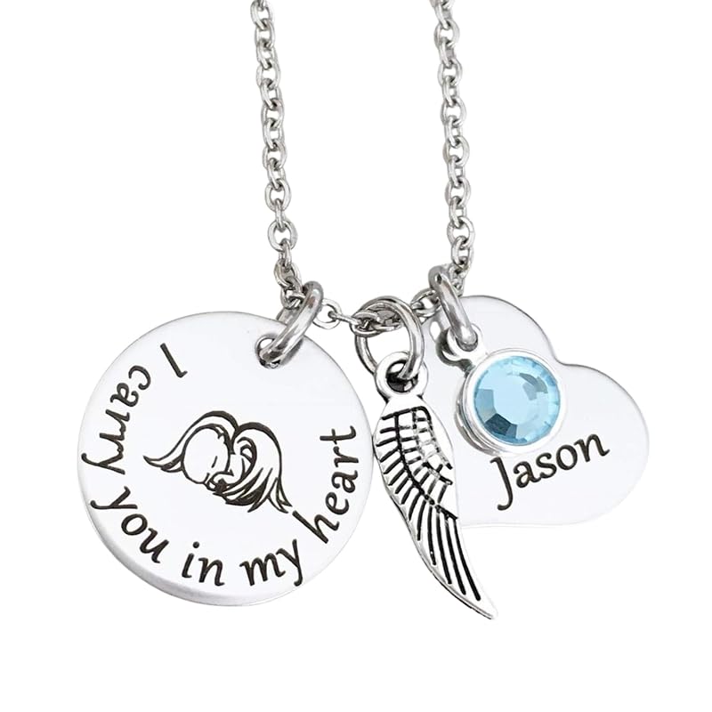 Memorial Miscarriage Necklace, Mourning 