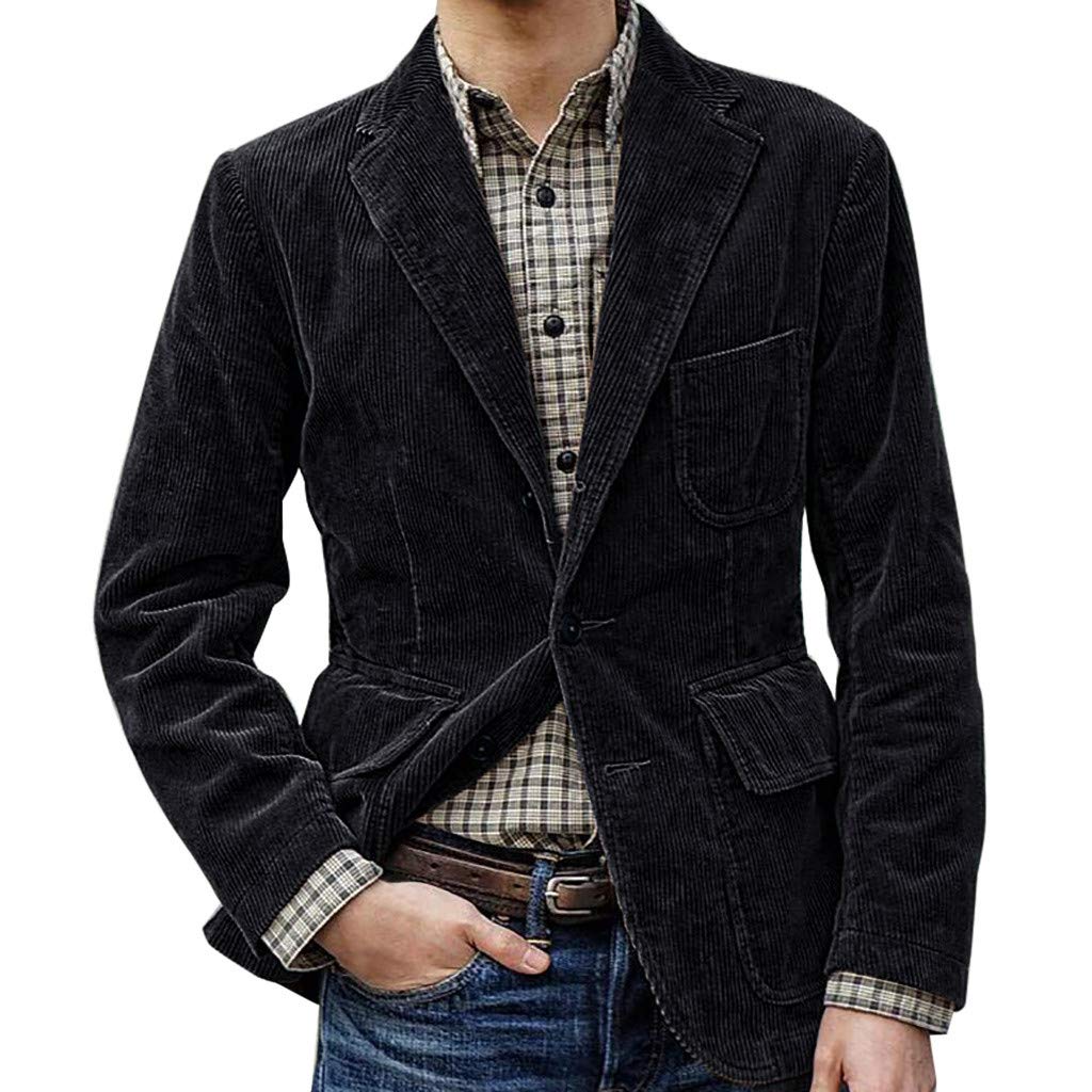 Forro Polar Hombre Trabajo - Traje de Pana Casual de de Color sólido de Nueva Inglaterra para Hombre