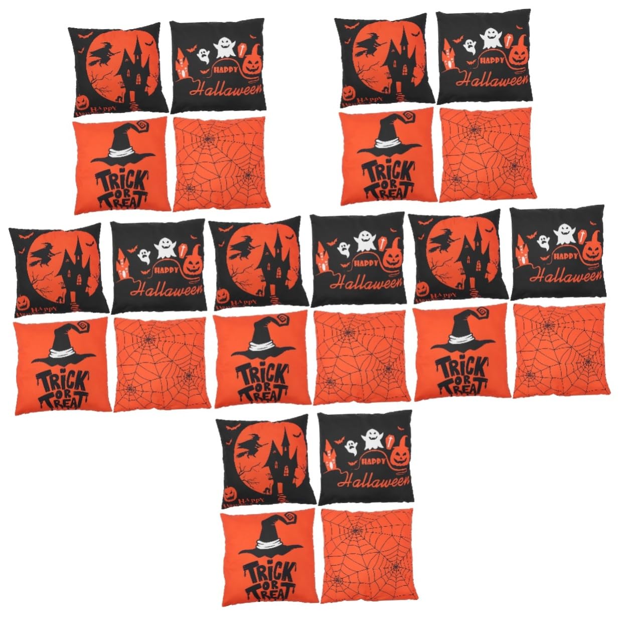 Taies d'oreillers Halloween pour habiller votre canapé de salon de fête