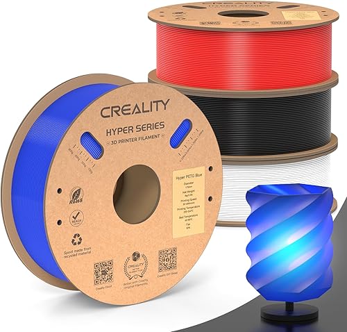 Miniatura 18 de Secador de filamento oficial Creality 4 carretes, caja de almacenamiento de filamento Space Pi X4, temperatura máxima de 185.0 °F, cámaras