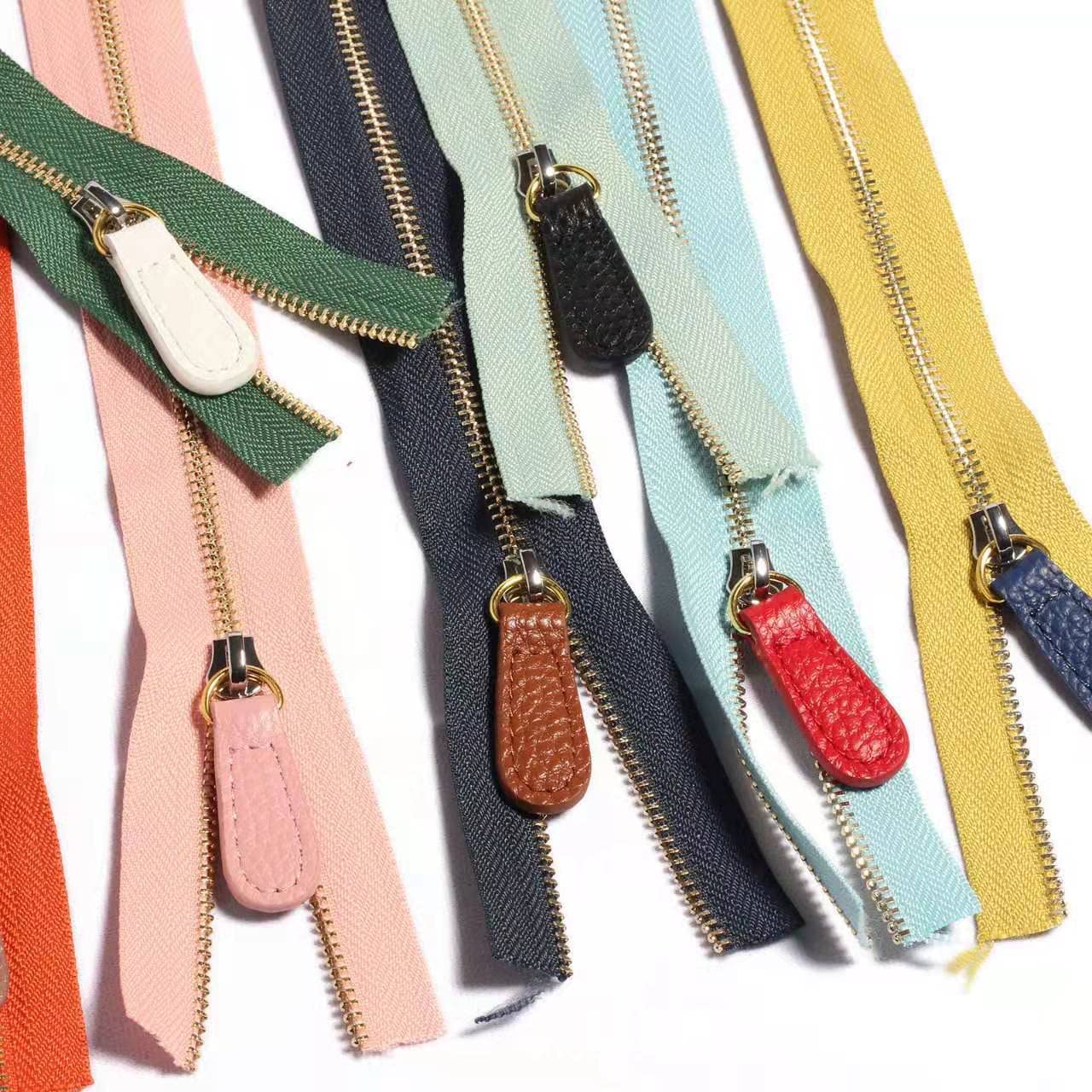 Tirador de cremallera fijo, 2 piezas de 4 cm, tirador de cremallera, reparación instantánea de deslizador de cremallera, repuesto for bolsa, maleta, cabeza de cremallera, cuero, manualidades de costur