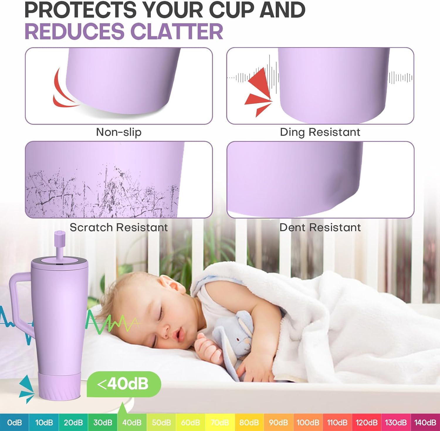 Straw Cover & Cup Boot Combo Compatible with Brumate Era 30 oz/40 oz, 2 Pack-Leakproof Magnetic Straw Cover + Anti Slip Silicone Boot | Daily, Travel, Gym |Cup Accessories - Image 6