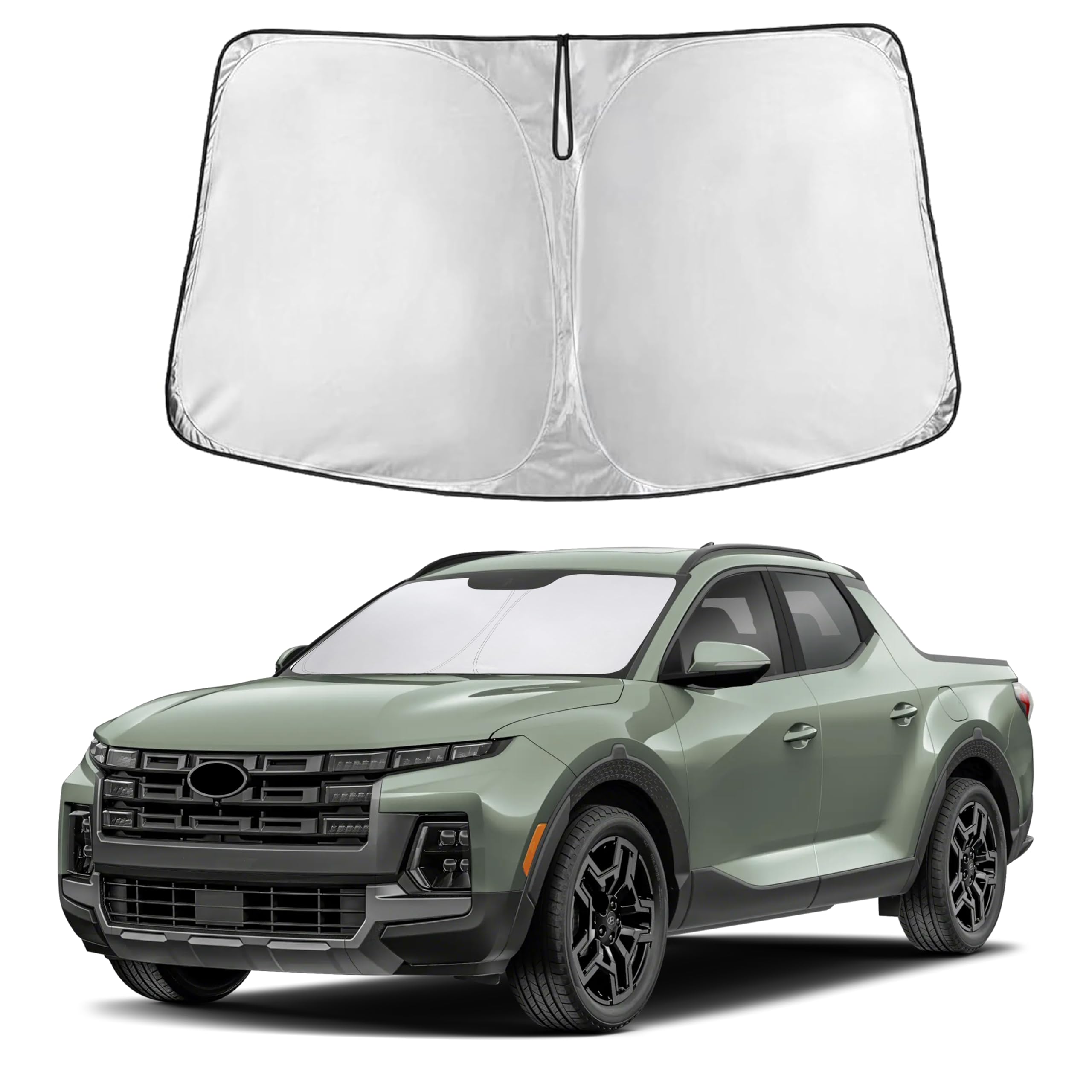 EcoNour Windshield Sun Shade for Hyundai Santa Cruz 2022–2025 2026