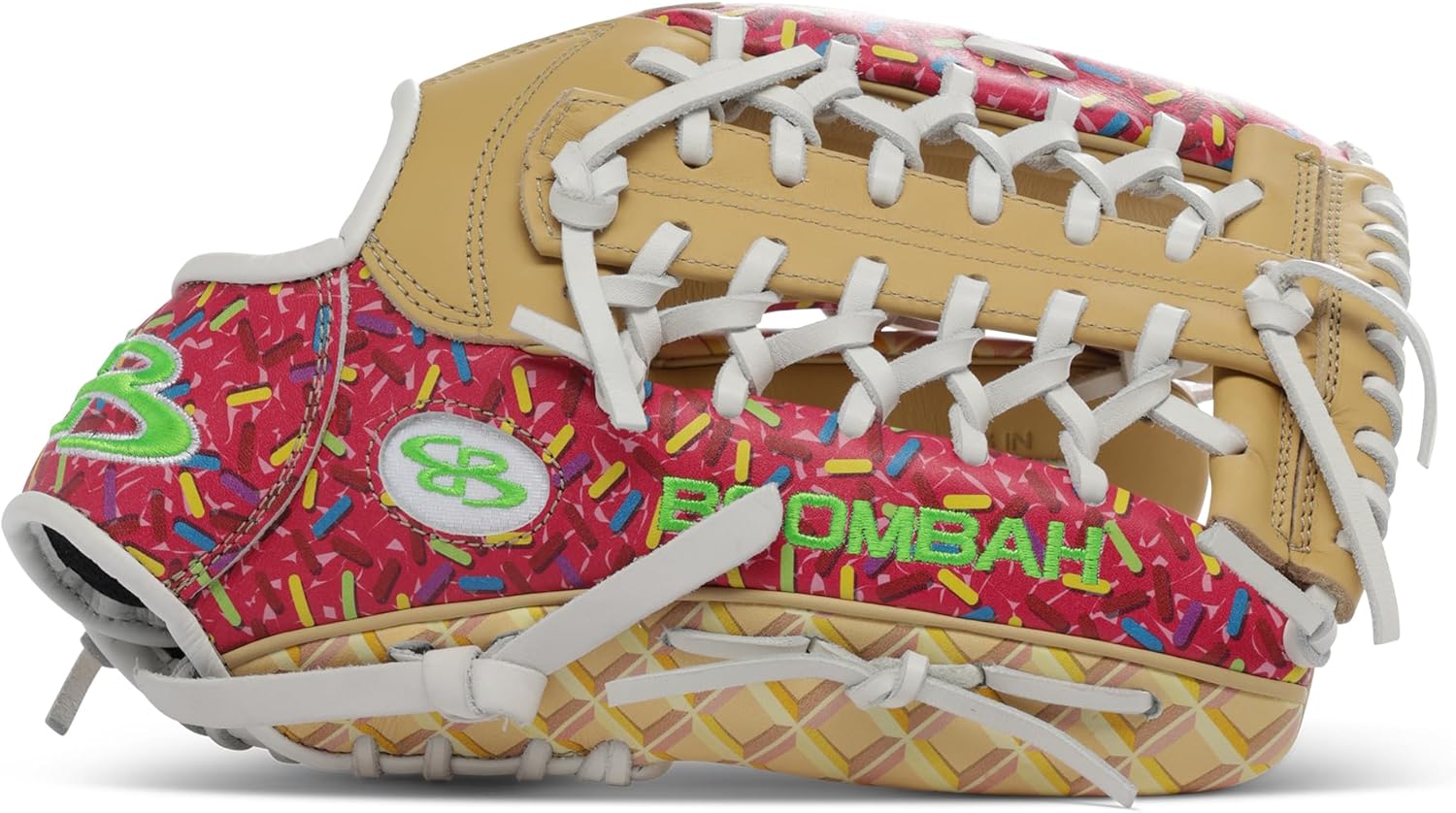 Boombah Softball Fielding Glove B17 T Web - Ice Cream Print