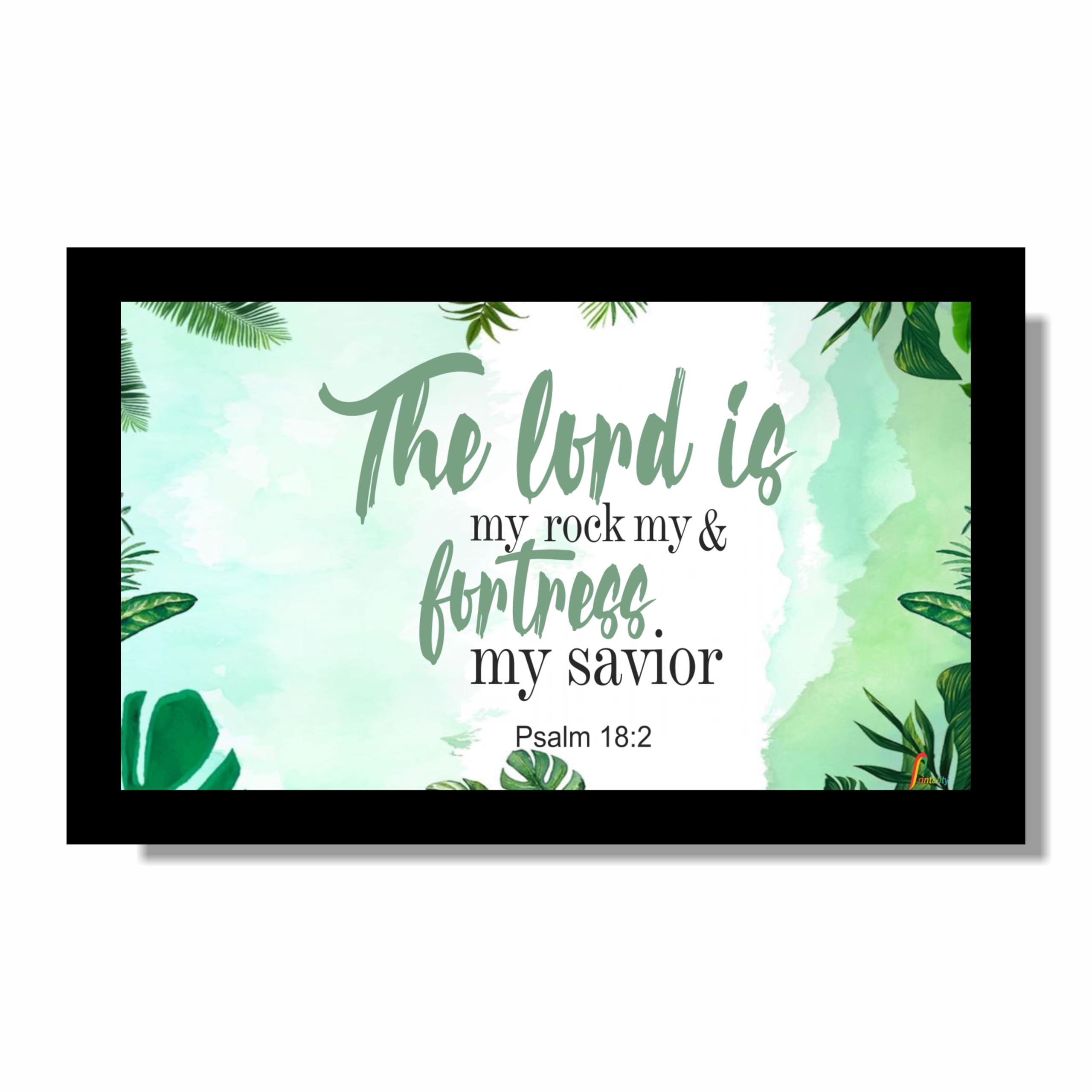 Printality Bible Verse Wall Photo Frames Photo Frame For Wall Christians Photo Frames Size Hanging Fram for Decoration Room, Bedroom, Hall, Living Room(6.5 x 10.5 Inches FRM2212-033)