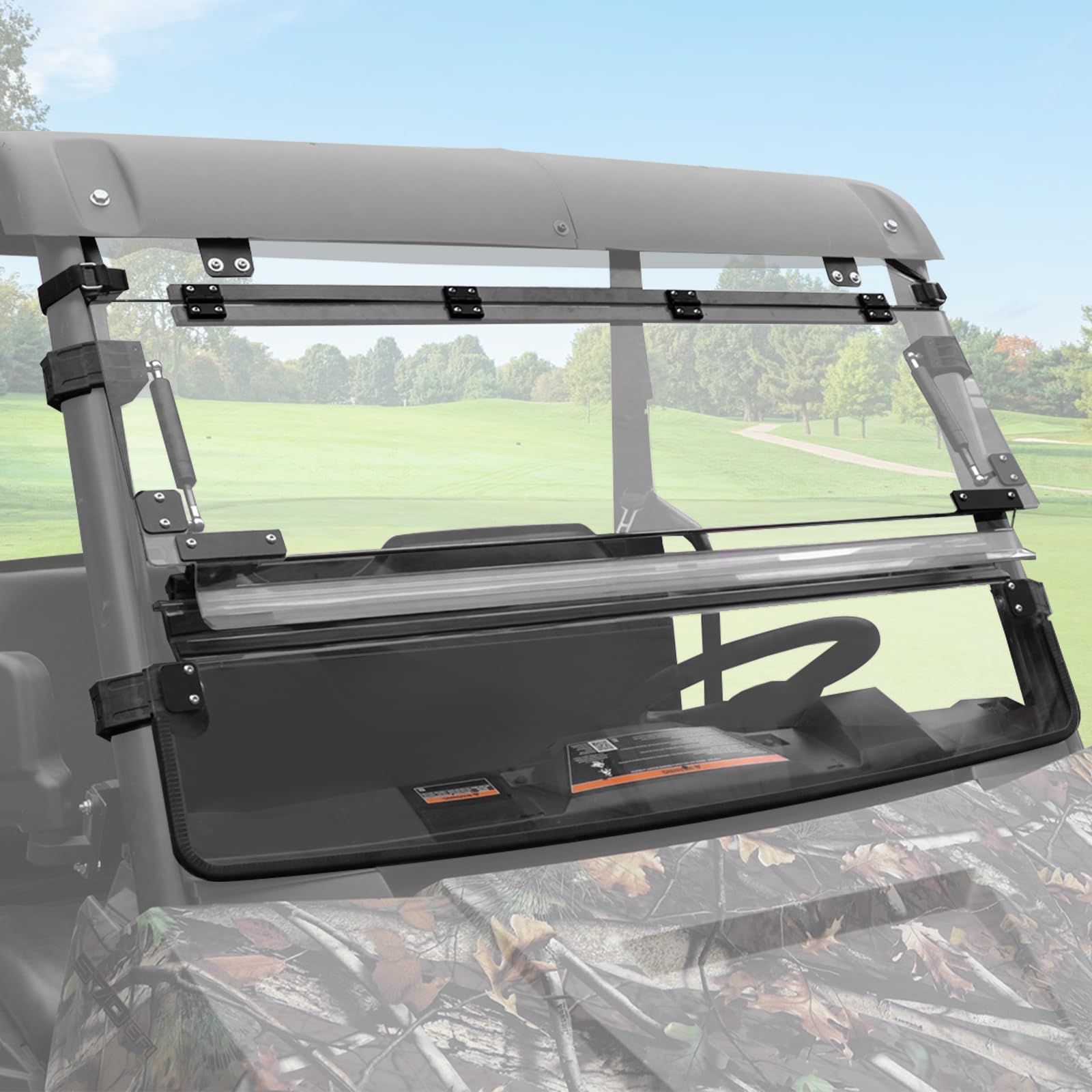View 1 of *** PARTS ONLY *** 
XUTVOTOR Flip Up Windshield for Polaris Ranger Midsize 570/500/SP
