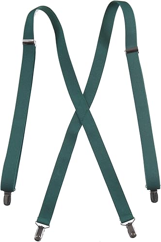 Miniatura 4 de Tuxgear Juego de tirantes ajustables y pañuelo de bolsillo para hombre, varios colores