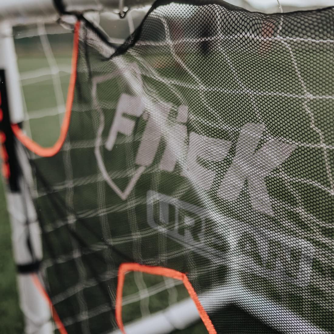 Flick Soccer Urban Target Sheet – 5 Scoring Target Zones – Football Training Net for Penalty Shootouts – Fits All 12 Foot x 6 Foot uPVC Goals – Detachable