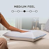 Vista 7 de Tempur-Pedic TEMPUR-Cloud - Almohada de enfriamiento doble, tamaño Queen, blanca