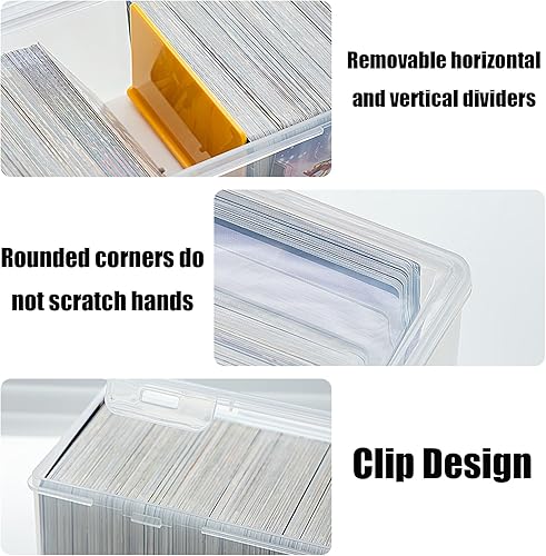 Miniatura 5 de Paquete de 2 cajas organizadoras de cables transparentes con tapa, caja organizadora de cables de plástico con 16 bridas de alambre, organizadores