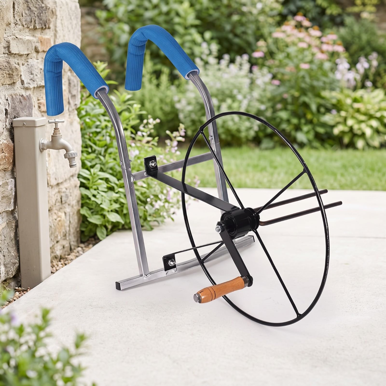 Carrete Tubo Flexible con Asa