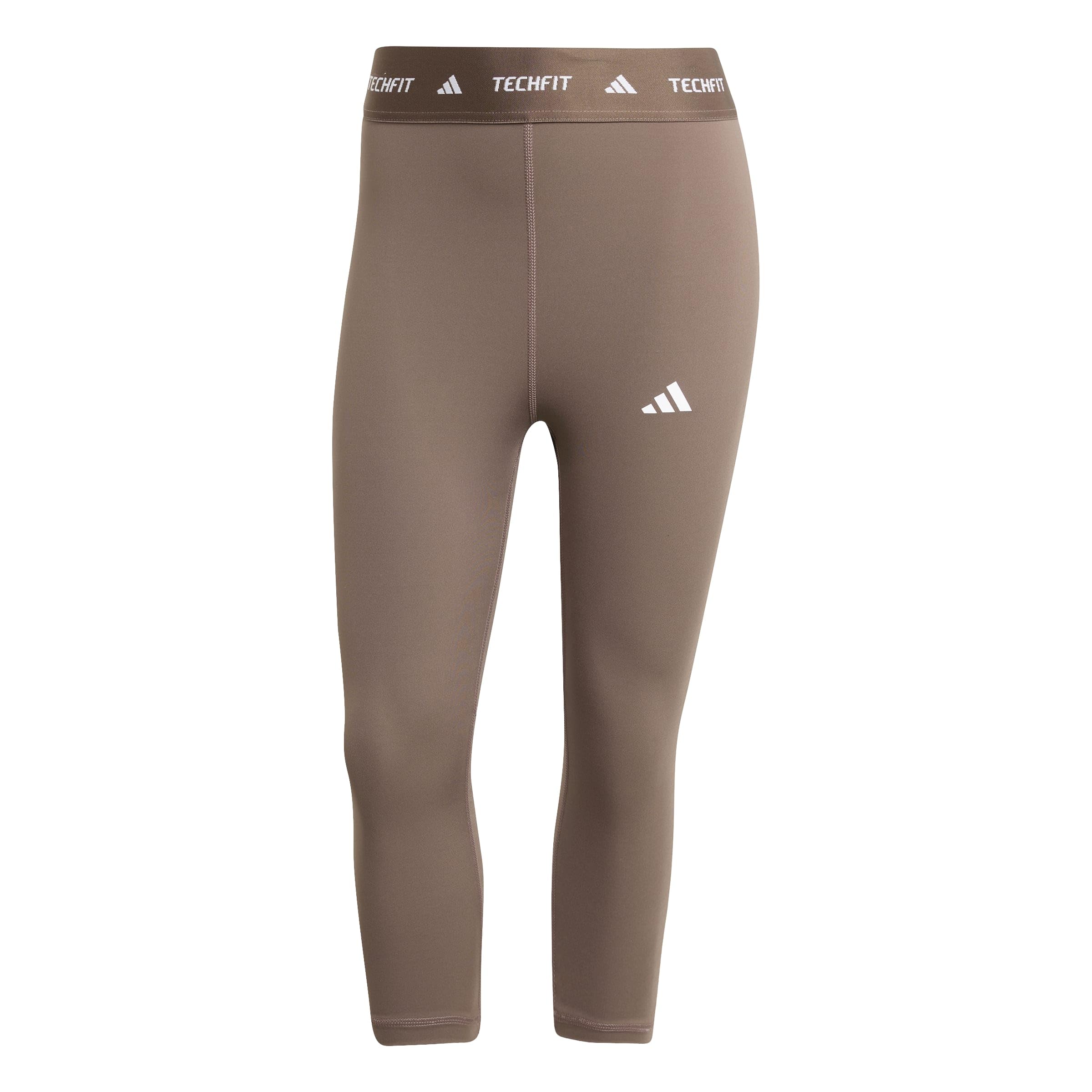 adidas Women's Techfit Capri Leggings, Earth Strata, XS