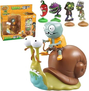 Plants VS Zombie Toy Doctor Zombos and Shadow Pie Shooter Toy Set Robot Doll PVZ Ornament Action Figure PVZ Toy Set Action Figure Halloween Party Gift Snail Liquid Zombie